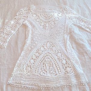 Hand-Knitted CoverUp Dress